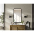 thumbnail image 2 of Elegant D?cor Contour Metal Rectangle Mirror 22x40 in Black, 2 of 9