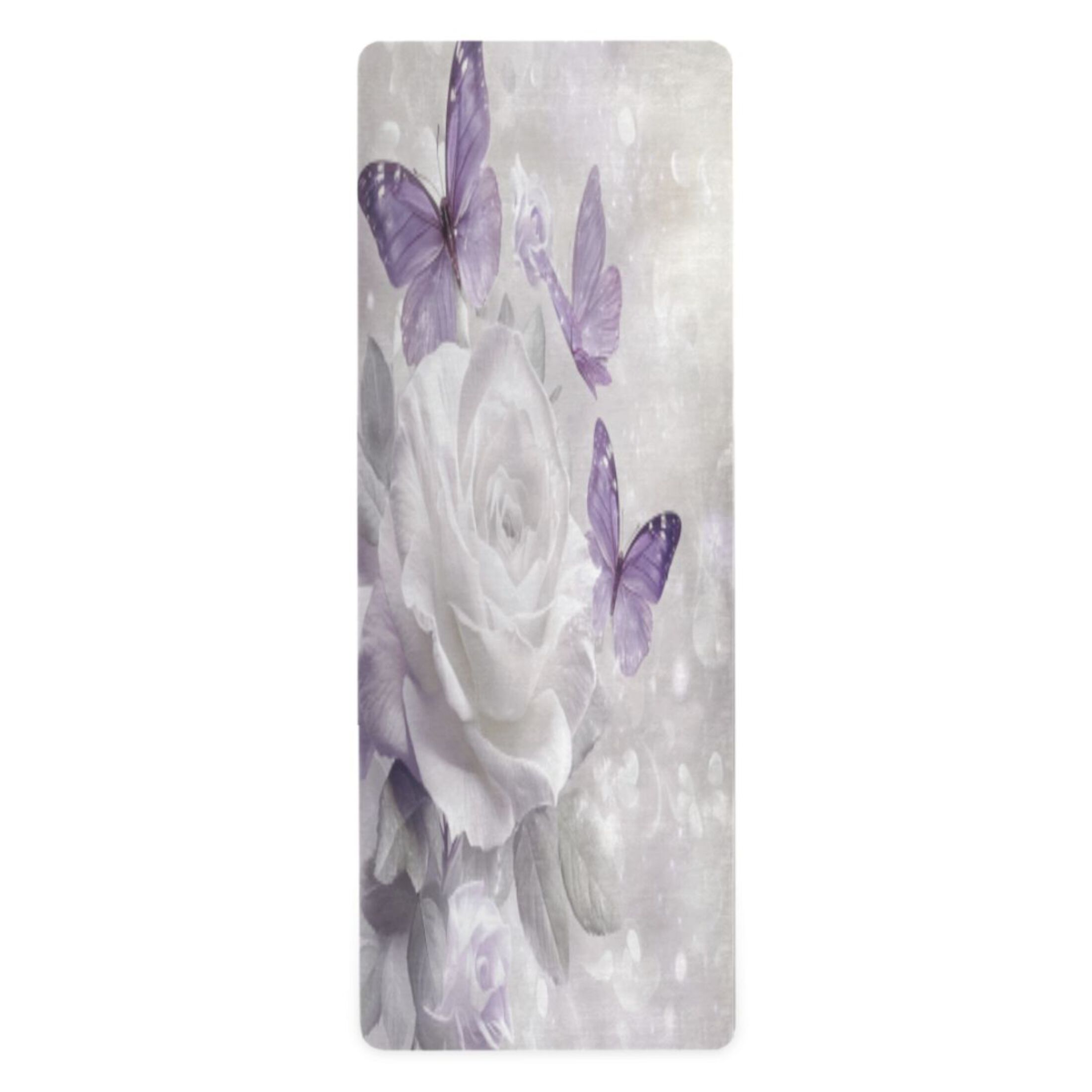 BZSMCE Yoga Mat Women Fitness Mat Lavender Dream Pattern