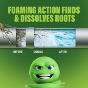 Green Gobbler Foaming Root Killer, Treats & Prevents Roots from Entering and Regrowing in Pipes, 4lb - 2 Treatments