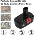 thumbnail image 4 of Ohyes Bat 19.2V 2 Ah Power Tool Battery for 19.2 Volt C3 DieHard Battery, 2 Pack, 4 of 7