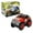 Red, variant on VISALY Children Dump Truck Simulation 4 Wheels Drive Jeep Electric Stunt Toy Car