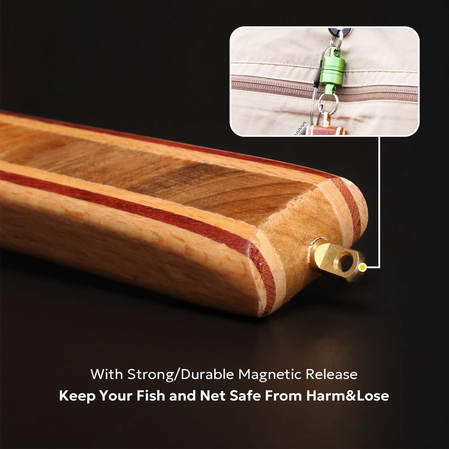Fly Fishing Landing Net Soft Rubber Mesh Trout Catch And Release