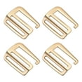 thumbnail image 1 of Unique Bargains 1.5' 38mm Webbing Release G Hook Buckle Adjusters for Backpack Strap, 4Pack Gold Tone, 1 of 5