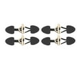 thumbnail image 2 of 4Pair Leather Sew-On Toggles with Resin Button Closures Sewing Accessories Black, 2 of 8