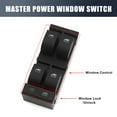 thumbnail image 3 of Unique Bargains Front Left Power Window Switch for Audi A6 RS6 S6 Allroad Quattro 4B0 959 851 B, 3 of 5