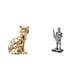 thumbnail image 1 of Estatua de Caballero Gato Majestuoso, Figura Decorativa, Escultura Animal, Adorno Artístico para Chimenea, Entrada, Estantería, Escritorio, Regalo de, 1 of 8