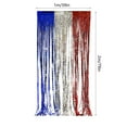 thumbnail image 3 of 4th of July Foil Fringe Curtain Backdrop, 78.74x39.37" Metallic Tinsel Foil Fringe Streamer Curtains for Photo Booth, Mother's Day, Easter, Birthday, Wedding Party Decoration, 3 of 6