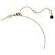 thumbnail image 3 of Collar con colgante de cisne de Swarovski con cristales negros en oro rosa, 3 of 6