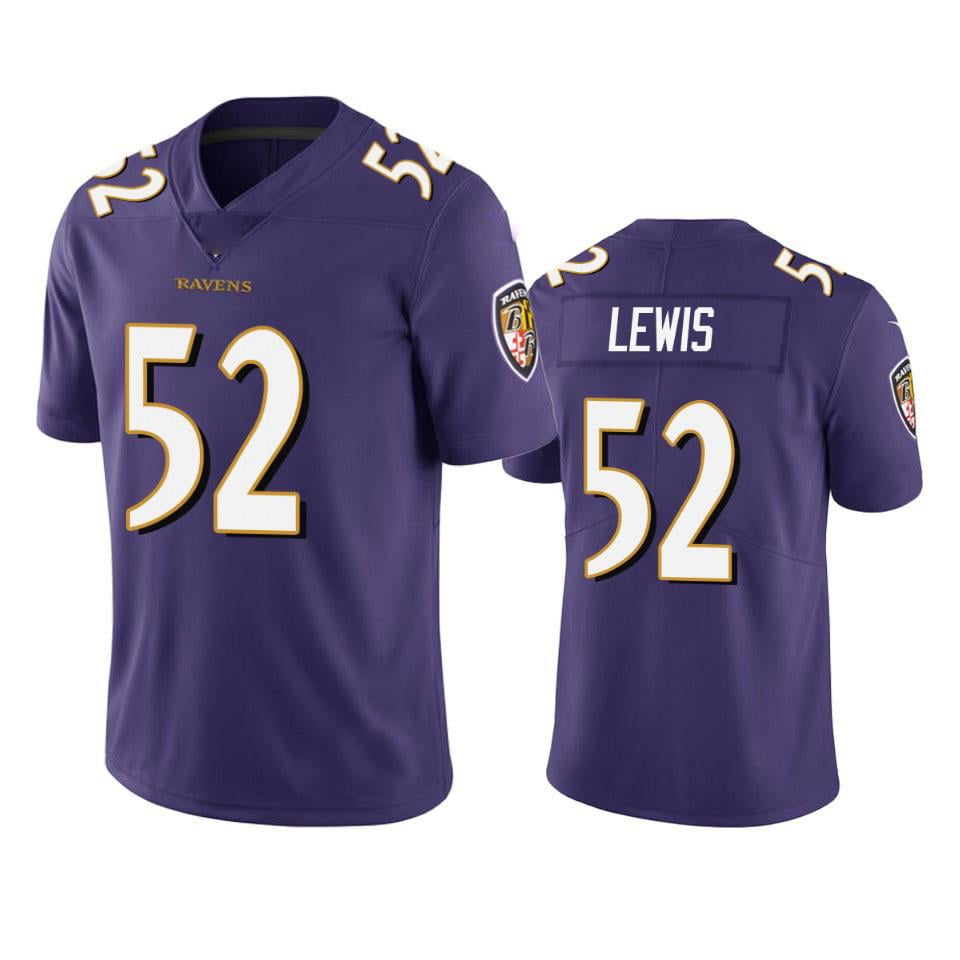 Nike Men's Baltimore Ravens Lamar Jackson #8 Vapor Limited Purple Jersey