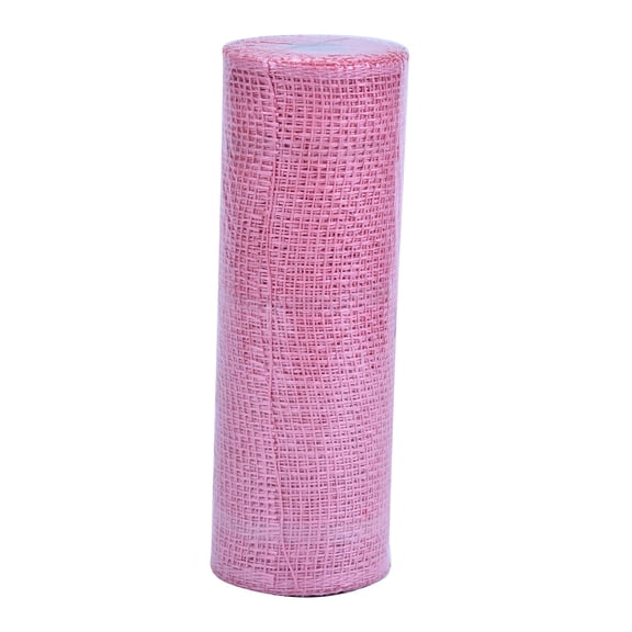 12 Pack: 10" x 19ft. Pink Poly Burlap Mesh by Celebrate It