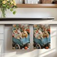 thumbnail image 7 of Easter Bunny Kitchen Towels Set of 1, Rabbits Spring Flowers Eggs Country Vintage Absorbent Dish Towels for Kitchen, Microfiber Hand Towel, Quick Drying Tea Towel for Cleaning Decorative Dishcloths, 7 of 7