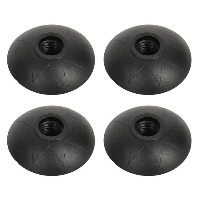4 Paires de Embouts en Caoutchouc de Rechange pour Bâtons de Randonnée Embouts de Pieds Durables et Robustes pour Bâtons de Randonnée Bâtons de Marche