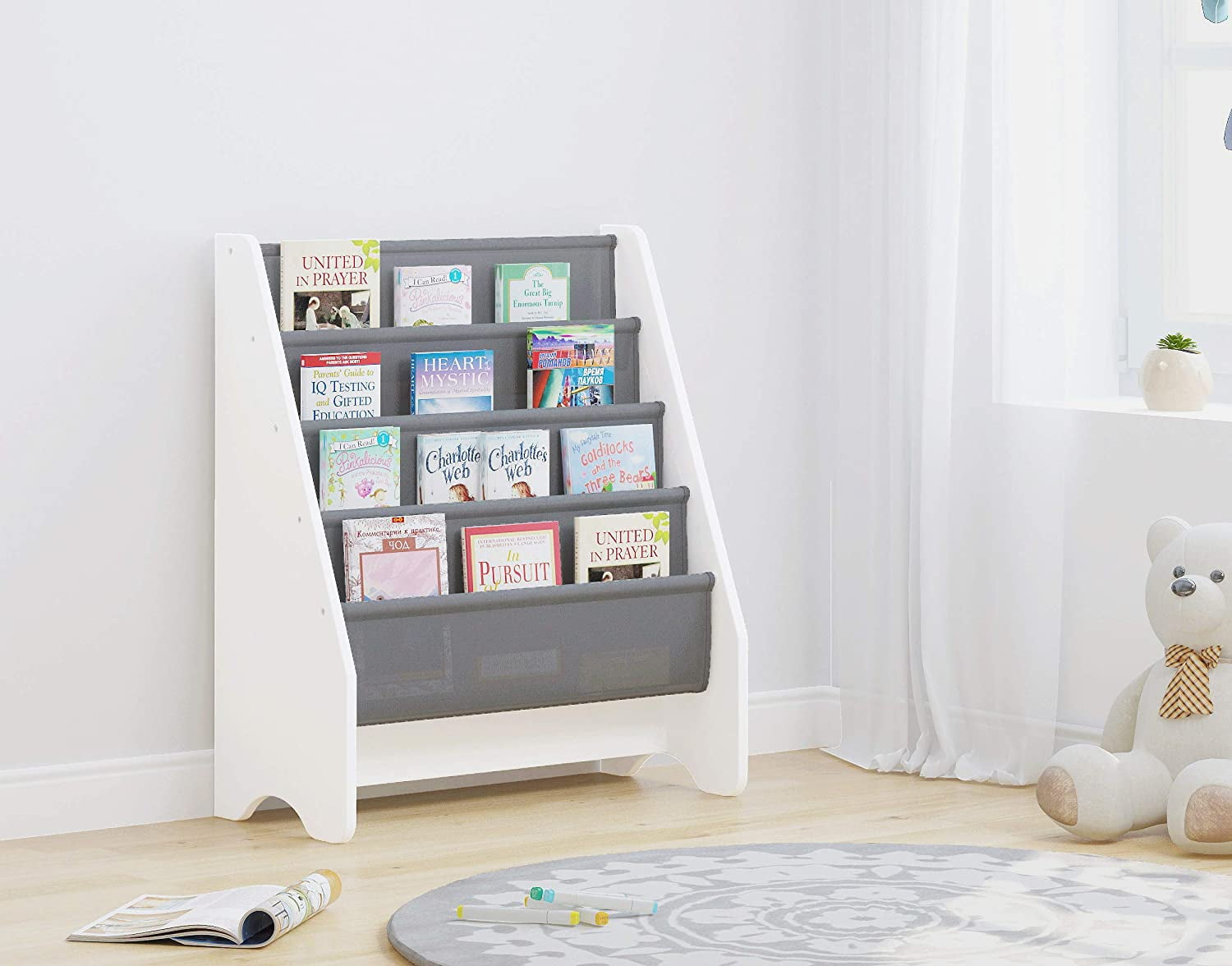 Kids sling sale bookshelf