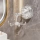 thumbnail image 1 of Qazbgdl - Perchero de Pared con Ventosa para Baño y Cocina | 6 Ganchos Giratorios para Diademas, Joyas y Utensilios | Montaje Sin Taladro | Transparente o Gris | 1 Paquete, 1 of 6