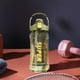 thumbnail image 1 of Utensilios de cocina, botella deportiva de 2 litros de gran capacidad, moderna, con pajita y marca de escala, portátil, concisa, a prueba de fugas, irrompible, de plástico., 1 of 6
