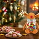 thumbnail image 4 of Tarro de plástico para dulces, adornos navideños, muñeco navideño, decoración de latas de dulces, regalo para el día de Navidad, lata de plástico transparente para dulces, decoraciones de Halloween, d, 4 of 6