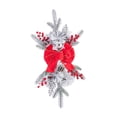 thumbnail image 4 of Guirnaldas artificiales navideñas Macarena Lazo rojo 60 cm, 4 of 8