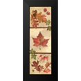 thumbnail image 2 of Marrott, Stephanie 7x14 Black Modern Framed Museum Art Print Titled - Autumn Collage II, 2 of 5