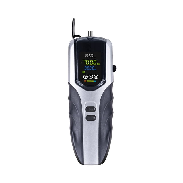 Injueey Medidor de potencia óptica recargable de alta precisión, Detector de pantalla LCD, probador de Cable de red, herramienta de detección Teléfono y Comunicación