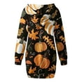thumbnail image 6 of Drses‌‌ ‌‌‌‌‌‌‌‌‌‌‌‌‌‌‌‌‌‌‌‌‌‌‌‌‌‌‌‌‌‌Women's Halloween Hoodie Dress - Long Sleeve Graphic Pullover with Pockets Spooky Casual Outfit, 6 of 7