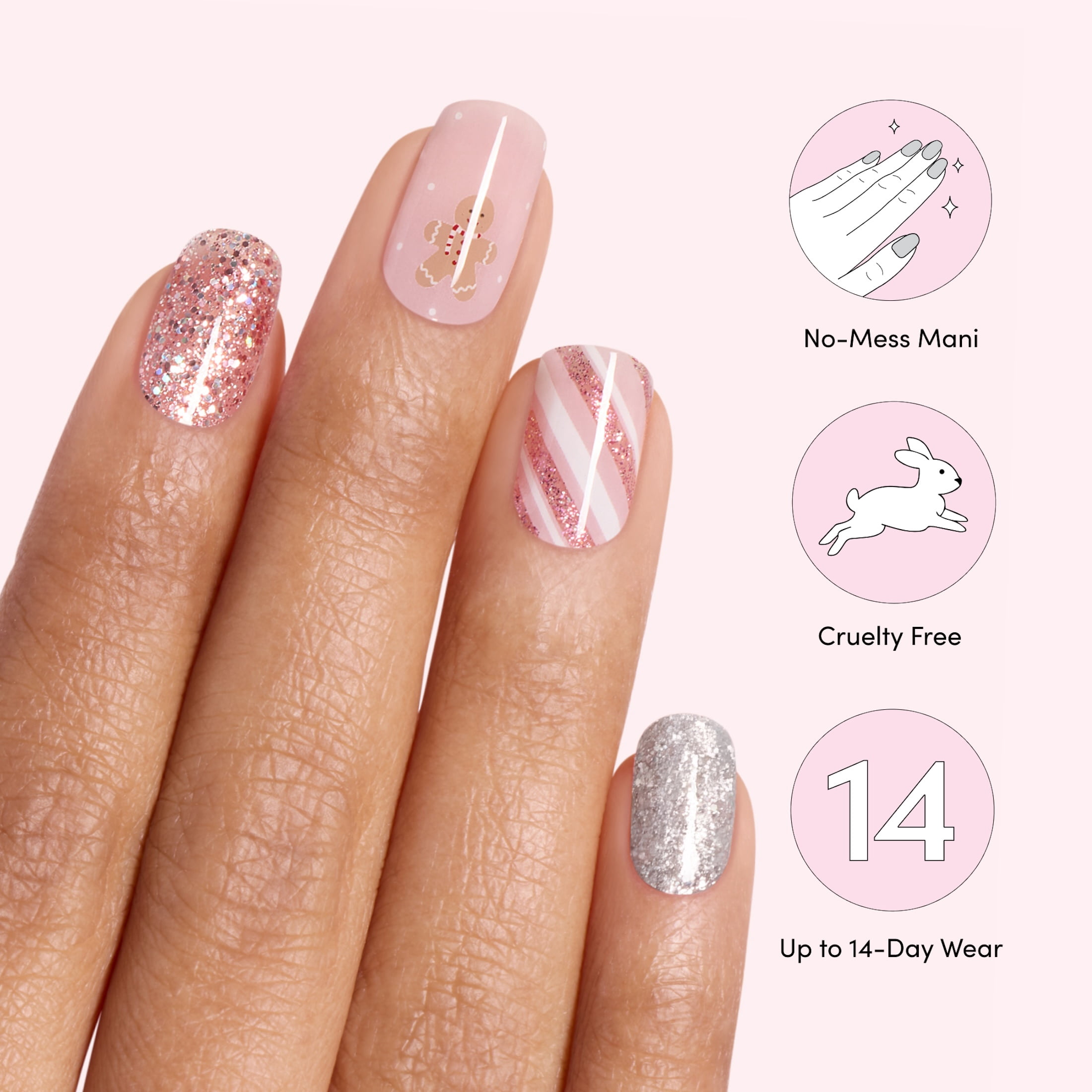 Dashing Diva GLOSS, Gel Nail Polish Strips, From Scratch, Includes 32 strips