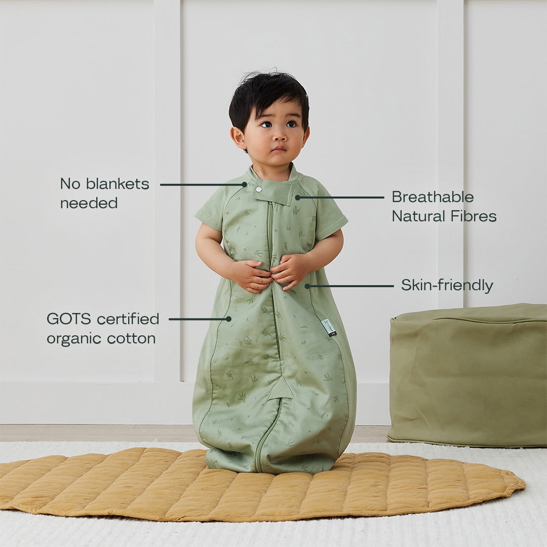 ergoPouch 1.0 TOG Baby Sleep Sack – 100% Organic Cotton Baby Sleep Suit Bag for Cozy Baby’s Night – Our Sleeping Bag for Kids converts to Sleep Suit with Legs, Baby Blanket (Willow, 2-4 years)