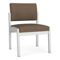 thumbnail image 1 of Fauteuil d'Appoint Sans Accoudoirs Lenox en Acier pour Réception / Acier Argenté / Brun, 1 of 5