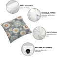 thumbnail image 4 of Acheng Timur Weave Pillow Cover in Sky Blue Background Throw Pillow Cover Cushion Cover Decortaive Pillowcase with Zipper Home decor,2 Pcs White, 4 of 6