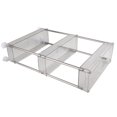 thumbnail image 4 of Slim Rolling Storage Cart, Plastic Mobile Shelving Unit with 3 Tier Transparent Utility Cart for Bathroom Kitchen Narrow Places, 4 of 8