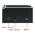 thumbnail image 4 of Dual Bay External Hard Drive Docking Station, 480Mbps USB  HDD Docking Station For 2.5inch, 3.5 Inch  HDD SSD IDE, Support Offline Clone, Up To 8TB, 4 of 8