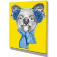 thumbnail image 2 of Koala avec Foulard et Cache-Oreilles - Impression sur Toile Animale, 2 of 3