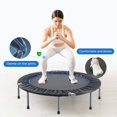 thumbnail image 5 of EDX 40" Mini Fitness Trampoline Rebounder for Workouts Sports Kids Adults Indoor Garden with Foam Handle, 330lbs, Black, 5 of 9