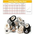 thumbnail image 5 of Cozylook Cute Animal Slipper Socks for Toddler Kids Girls Women, Fuzzy Fluffy Sherpa Lined, Non-Slip Indoor House Shoes, Cozy Birthday Christmas Gifts, Elephant Adult 9-10, 5 of 6