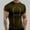 Army Green, variant on Men's Workout Shirts Slim Fit Athletic Bodybuilding T-Shirts Short Sleeve Comfort Quick Dry Crew Neck Gym Training Running Fitness Tee Top