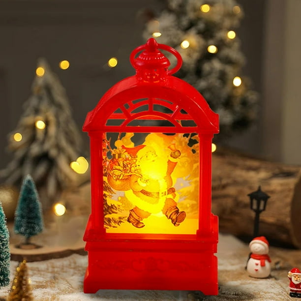 Herunwer Christmas Lanterns LED Lighted Lanterns for Christmas Holiday Decorations