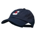 thumbnail image 2 of Christmas Hat Embroidered Unstructured Cap - Navy OSFM, 2 of 5
