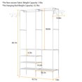 thumbnail image 5 of 4 Layers of Shelves Closet Organizing Rack,360° Rotatable Hooks - Closet Organizer for Home & Laundry Room​, 5 of 9
