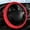 Watermelon Red, variant on RKZDSR Plush Elastic Stretch Steering Wheel Cover - Soft, Warm, Non-Slip Car Decoration and Wheel Protector, Universal Fit 14-15 Inches