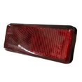 thumbnail image 1 of 10 Pack Red Self Adhesive All Plastic Rectangle Reflectors for Mailbox, Motobikes, Trailers, Trucks, Boats, RV's, 1 of 5