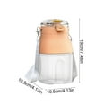 thumbnail image 3 of Vaso exprimidor eléctrico inalámbrico portátil | Mini batidora doméstica de 1200 ml | 10 cuchillas de acero inoxidable | USB tipo C recargable | Batidora multifunción | Tamaño de viaje |, 3 of 6