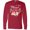 Red, variant on Blessed to Be an Aunt with Flowers Long Sleeve T-Shirt