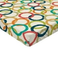 thumbnail image 2 of Ambesonne Hipster Fitted Sheet, Colorful Doodle Circles, Twin XL Size, Multicolor, 2 of 3