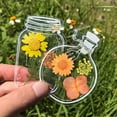 thumbnail image 5 of Holloyiver 20Pcs DIY Transparent Dried Flower Bookmarks, Clear Pressed Flower Bookmark DIY Bookmarks Handmade Dried Flower Bookmark Kit for Home School Reader Book Club Craft, 5 of 8