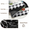 thumbnail image 6 of Round Rug 7Ft Washable Non-Slip, Black Red Christmas Circle Area Rugs for Living Room Bedroom, Snowman Xmas Tree Snowflake Gifts Ball Indoor Floor Mats Carpet Runner for Home Decor Aesthetic, 6 of 8