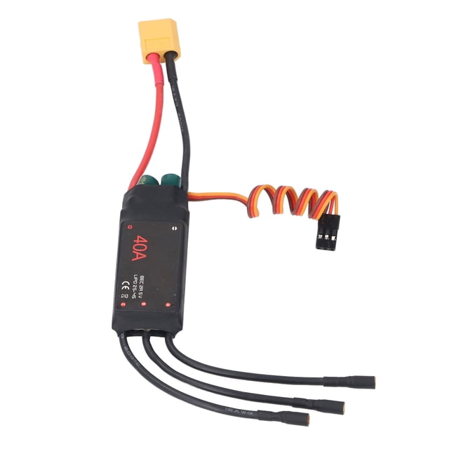 Controlador de Velocidad Eléctrica de motor Sin Escobillas, Opciones de Programación Integres de 500 clases Motor de rotor múltiple Sin Escobillas Controlador de Velocidad de motor