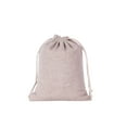thumbnail image 1 of braveheart Cotton Linen Storage Bag Reusable Rectangular Solid Color Jewelry Underwear Cosmetic Household Drawstring Pouch Pocket 30x40cm 8x10cm, 1 of 6