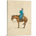 thumbnail image 1 of ARTCANVAS Cold Day On Picket 1970 Canvas Art Print by Frederic Remington - Size: 18" x 12" (1.50" Deep), 1 of 9