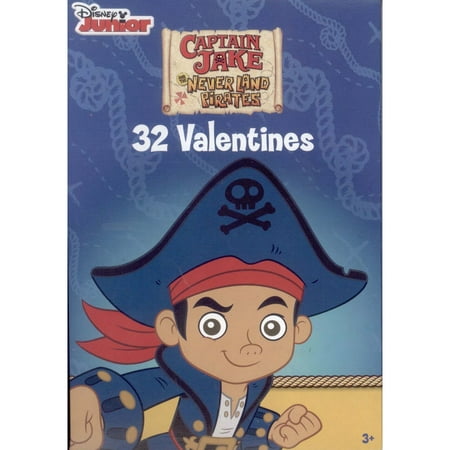 Jake and the Neverland Pirates Disney 32 Kids Valentine Day