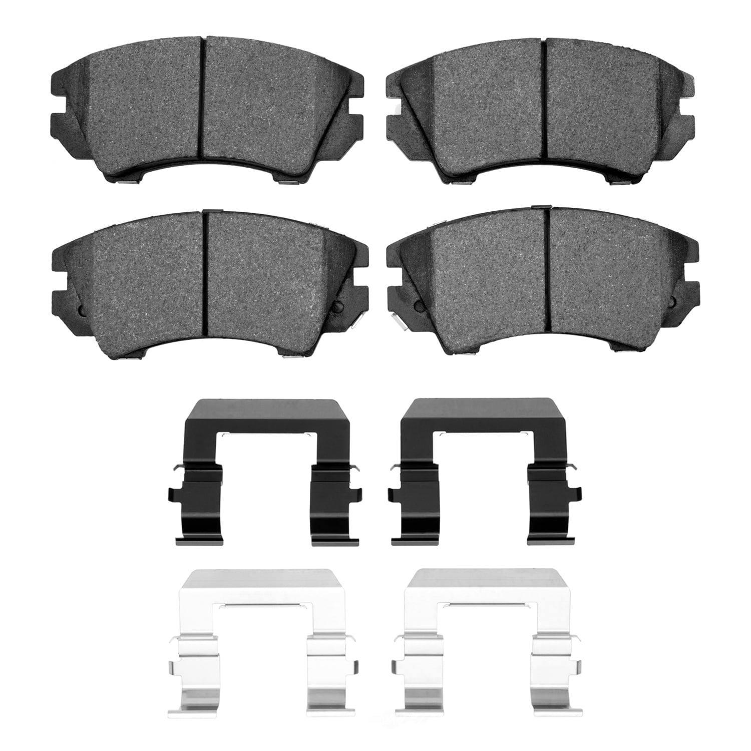 Dynamic Friction Company 1551-1404-01 DFC 5000 Advanced Brake Pads - Ceramic and Hardware Kit - OE