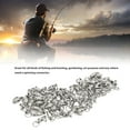 thumbnail image 4 of 50pcs Ball Bearing Swivels Connector High Strength Stainless Steel Solid Welded Rings for Saltwater Freshwater Fishing with  Rotation and Durable Connection, 4 of 8